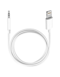 Cable AUX Apple MFi Lightning a 3,5 mm 1,01 m Blanco