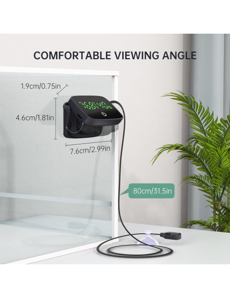 Termómetro e Higrómetro Digital PAIZOO para Reptiles 2-en-1