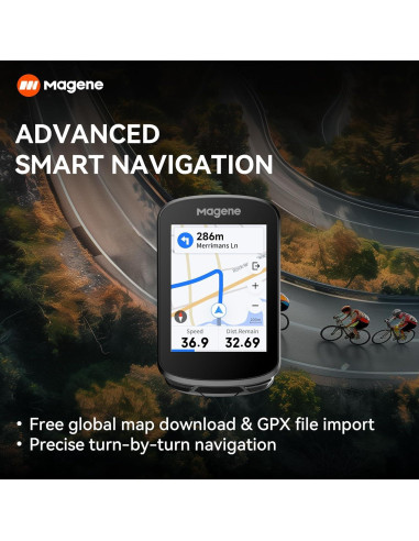 Magene C506 Computadora GPS Ciclismo 2.4" Pantalla Táctil