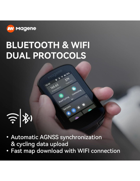 Magene C506 Computadora GPS Ciclismo 2.4" Pantalla Táctil