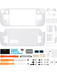 Carcasa Trasera eXtremeRate para Steam Deck LCD Transparente 2