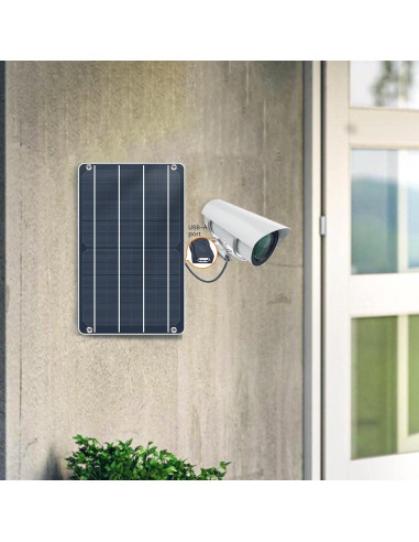 Panel Solar 6W FlexSolar USB Monocristalino IP67 27x17cm