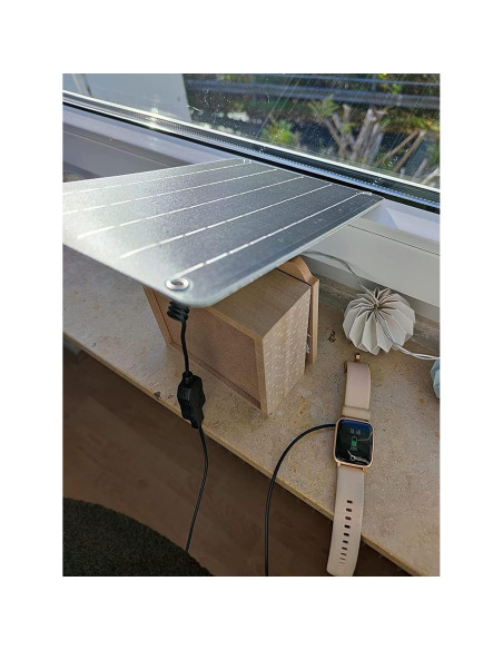 Panel Solar 6W FlexSolar USB Monocristalino IP67 27x17cm Panel Solar 6W FlexSolar USB Monocristalino IP67 27x17cm