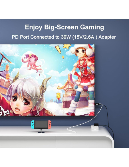 Dock portátil Gmeaou para Nintendo Switch y Steam Deck