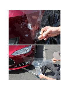 Vinilo de Protección VViViD 30,48x182,88 cm con Raspador 3M 2