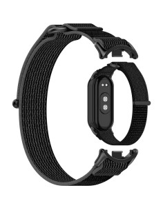 Correa de Nylon AWADUO para Xiaomi Band 9 y 8 - Negro y Gris 2