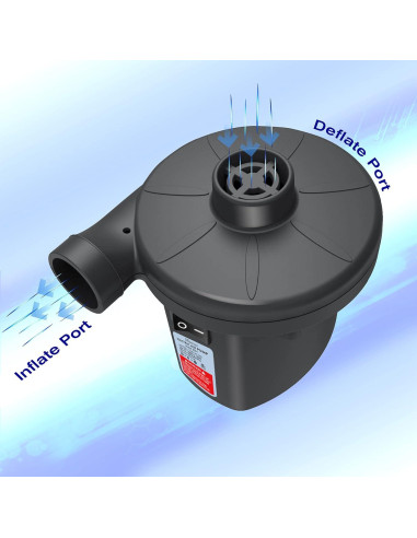 Bomba de aire eléctrica MAXEVER 8201 400L/min portátil