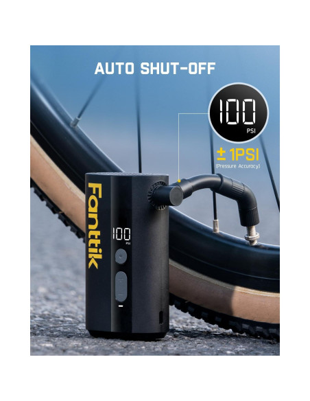 Bomba de Aire Eléctrica Fanttik X9 Ace 150 PSI Compacta