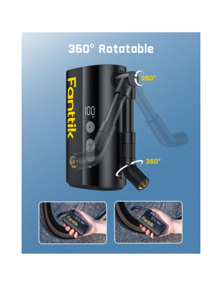 Bomba de Aire Eléctrica Fanttik X9 Ace 150 PSI Compacta