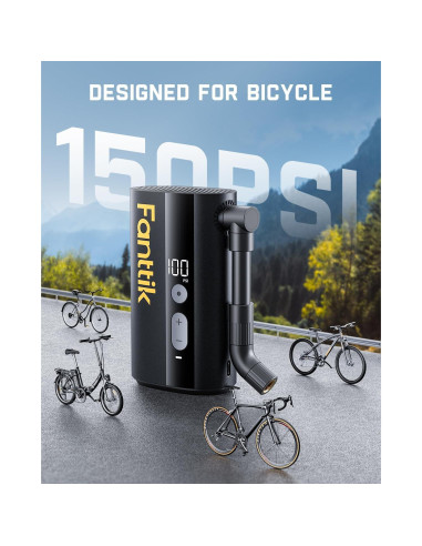 Bomba de Aire Eléctrica Fanttik X9 Ace 150 PSI Compacta