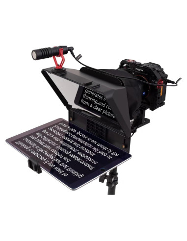 Teleprompter Inmei Portátil para Smartphone y DSLR 20.2x14.5cm