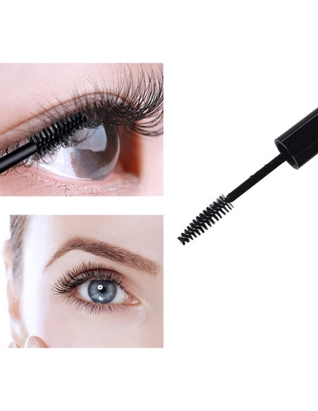 Paquete de 4 tubos de rímel vacíos ForSewian 10ml con varita