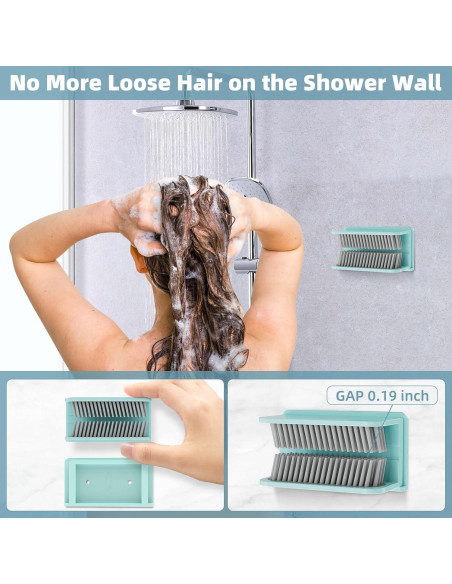 Captador de Cabello KOVSPO LQ-1 Silicona Reutilizable Azul