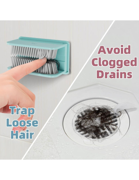 Captador de Cabello KOVSPO LQ-1 Silicona Reutilizable Azul