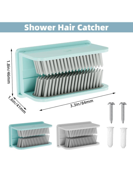 Captador de Cabello KOVSPO LQ-1 Silicona Reutilizable Azul