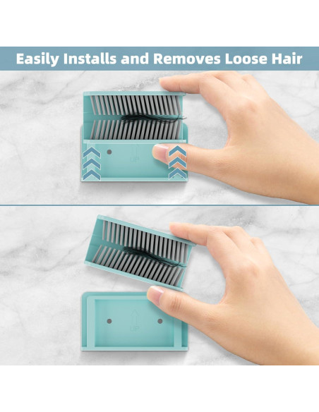 Captador de Cabello KOVSPO LQ-1 Silicona Reutilizable Azul