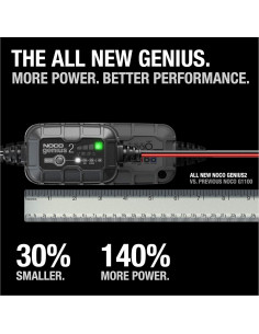Cargador de Baterías NOCO GENIUS2 2A 6V/12V para Vehículos 2