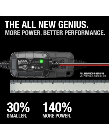 Cargador de Baterías NOCO GENIUS2 2A 6V/12V para Vehículos