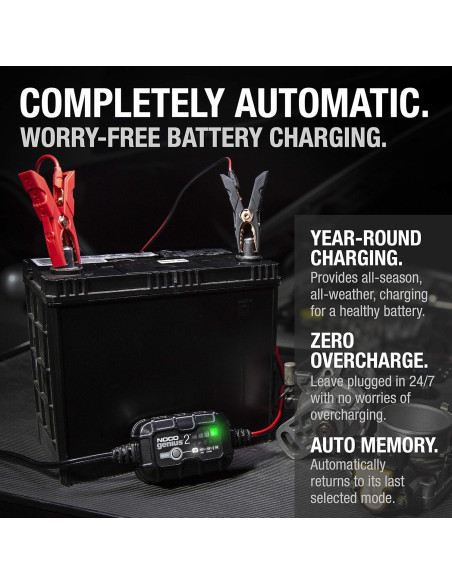 Cargador de Baterías NOCO GENIUS2 2A 6V/12V para Vehículos