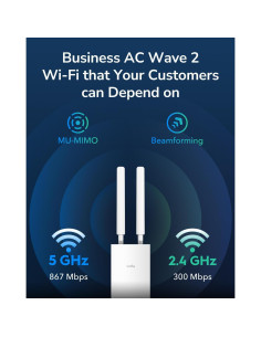 Cudy AP1300 Punto de Acceso Inalámbrico Exterior AC1200 2