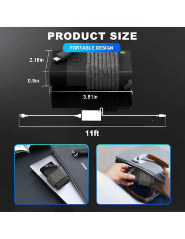 Cargador USB C 65W para HP Spectre, Envy, EliteBook