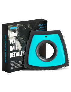 Removedor de Pelo de Mascota MAVRIZ Azul Reutilizable 15.6cm