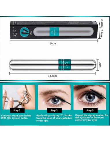 Set de 2 Máscaras de Pestañas YG LianKai 4D a Prueba de Agua