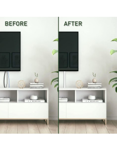 Cubierta de Cables Legrand Wiremold 3 Canales 3.66 m Blanca 2