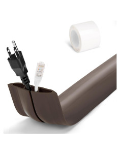 Cubierta de Cable de Piso LZEOY 121.92 cm Marrón Antideslizante