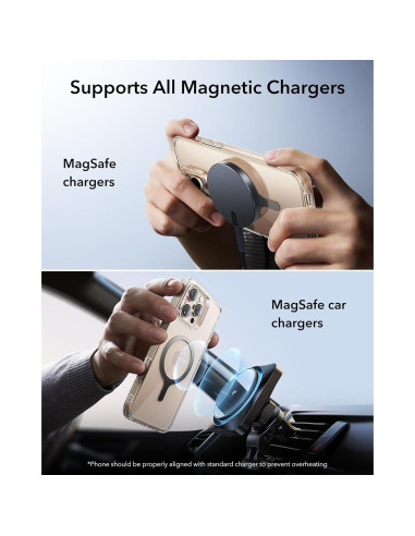 Anillo Magnético MagSafe ESR 2 Paquete Carga Inalámbrica