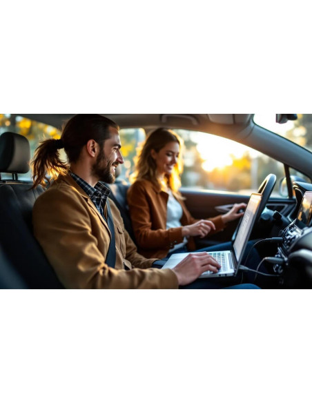 Cargador de Coche PWR+ para HP Probook EliteBook 45W 65W