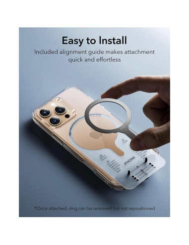 Anillo Magnético MagSafe ESR 2 Paquete Carga Inalámbrica