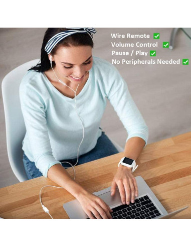 Adaptador Audio USB C a Lightning LecLooc para iPhone 16/15