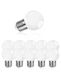 Bombilla LED E27 3W G14 20W Equivalente 3000K Paquete 10