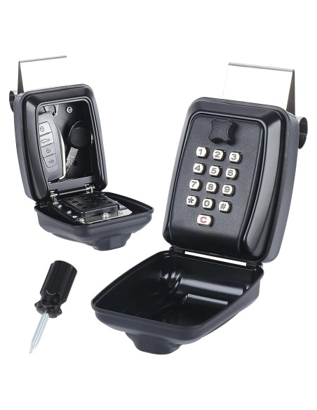 Caja de bloqueo para ventana de coche Lifronkit negra