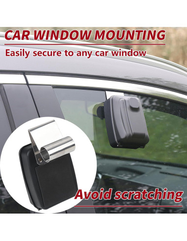 Caja de bloqueo para ventana de coche Lifronkit negra