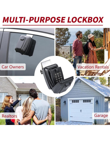 Caja de bloqueo para ventana de coche Lifronkit negra