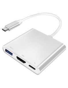 Adaptador USB C a HDMI 4K HJSYWESYUH con Carga PD 100W