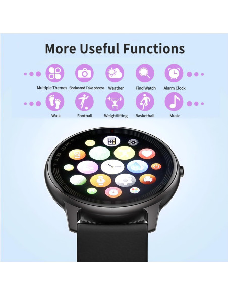 Reloj Inteligente YOUCIDI R6 con Auriculares Bluetooth 1.32"