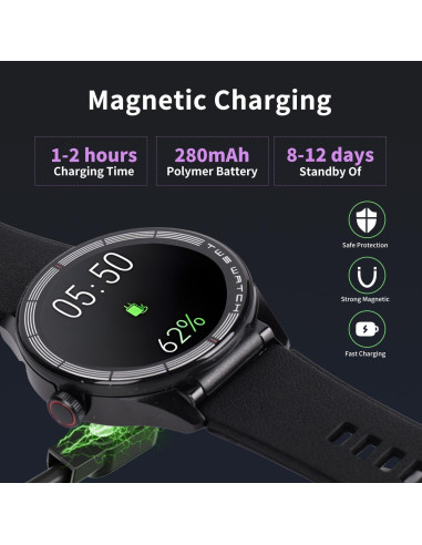 Reloj Inteligente YOUCIDI R6 con Auriculares Bluetooth 1.32"