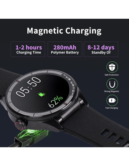 Reloj Inteligente YOUCIDI R6 con Auriculares Bluetooth 1.32"