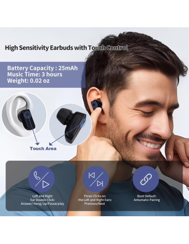 Reloj Inteligente YOUCIDI R6 con Auriculares Bluetooth 1.32"