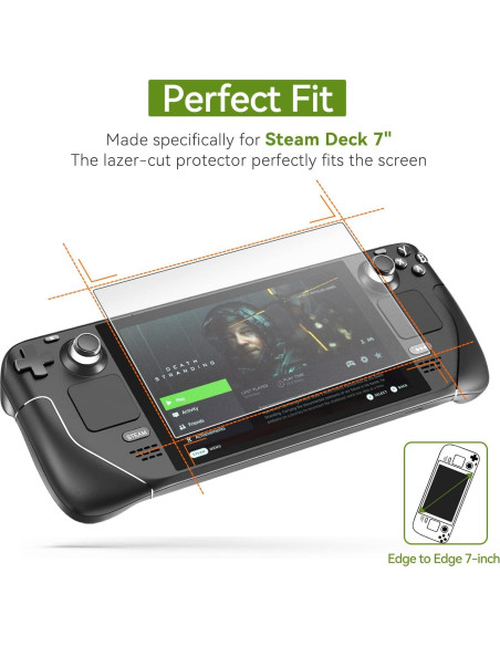 Protector de Pantalla iVoler 2-Pack Anti-Reflejo para Steam Deck Protector de Pantalla iVoler 2-Pack Anti-Reflejo para Steam Deck