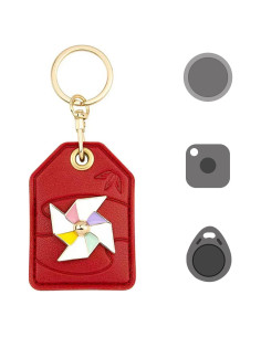 Funda de Cuero VBANU para AirTag y SmartTag - Diseño Bonito