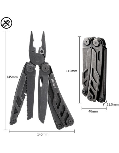 Multiherramienta NEXTOOL 16 en 1 con Tijeras y Cortadores
