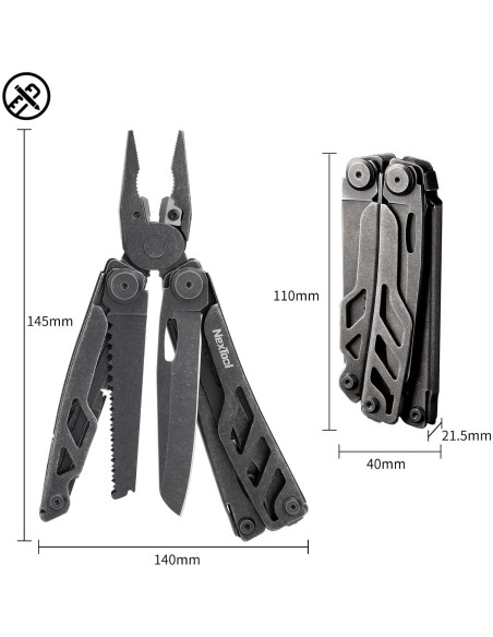 Multiherramienta NEXTOOL 16 en 1 con Tijeras y Cortadores
