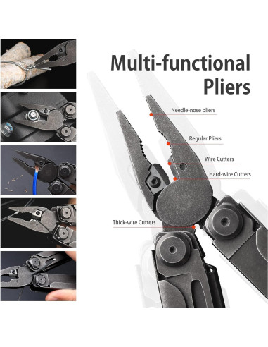 Multiherramienta NEXTOOL 16 en 1 con Tijeras y Cortadores