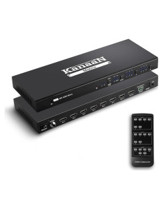Conmutador HDMI 4K 6x2 KanaaN - 6 Entradas, 2 Salidas