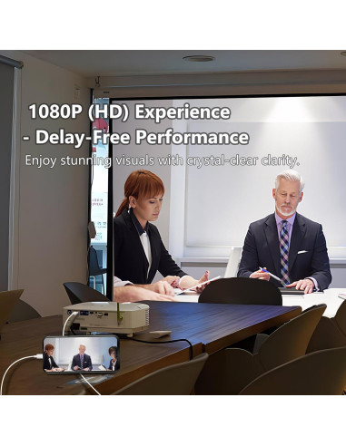 Cable Lightning a HDMI KikoSaka 2.01m 1080P Sin Retrasos