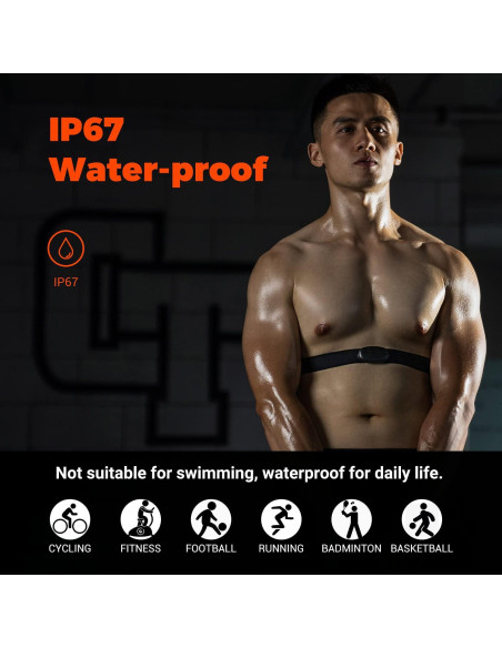 Monitor de Frecuencia Cardíaca COOSPO H6M Bluetooth IP67